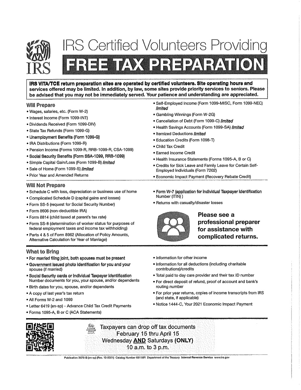IRS Certified Volunteer Income Tax Assistance - RealRadio804