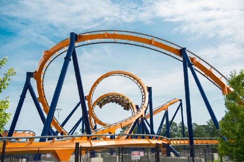 Kings Dominion appears to be building a big roller coaster
