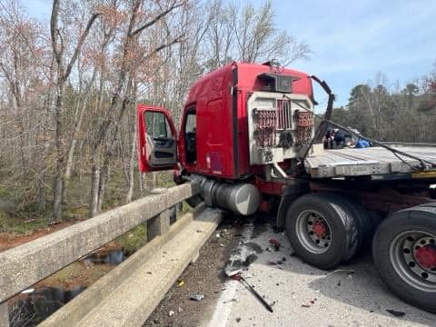 Virginia State Police Investigating Tractor Trailer Crash on 360