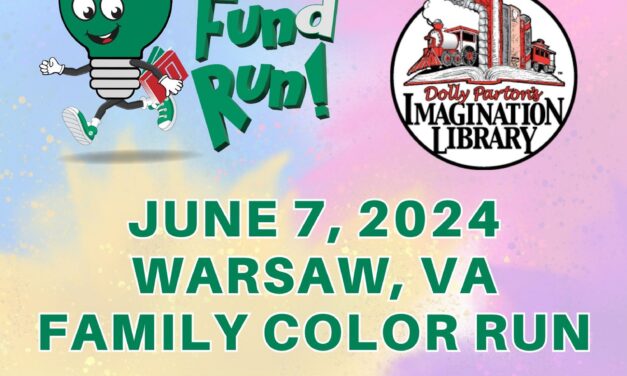 Press Release: Northern Neck Electric Cooperative To Host Fun Run to Benefit Dolly Parton Imagination Library