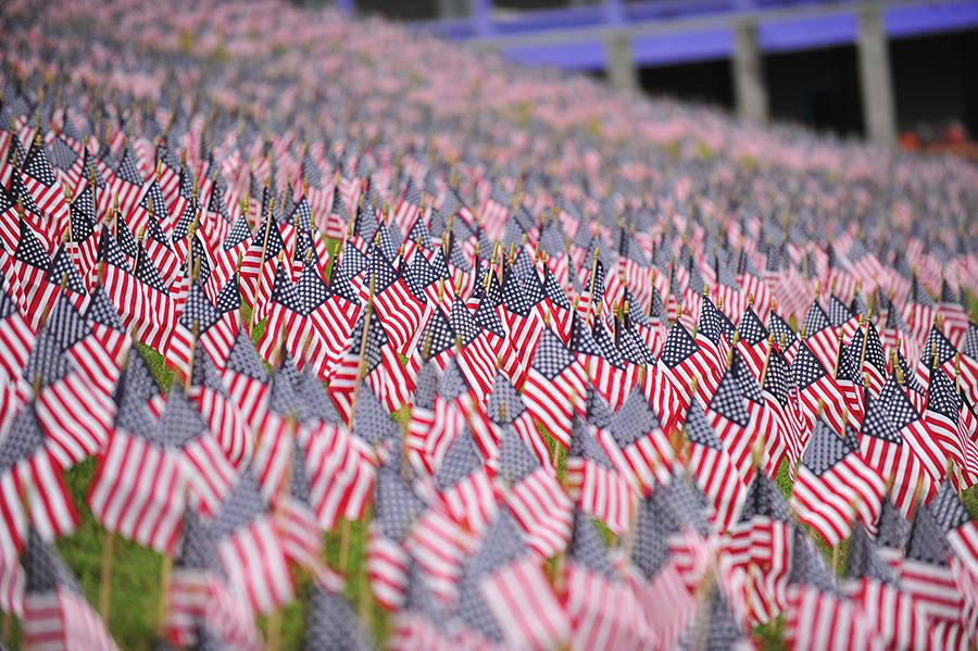 The Virginia War Memorial grounds will be decorated in red, white and blue during the 6th annual Hill of Heroes celebration from June 28 to July 12