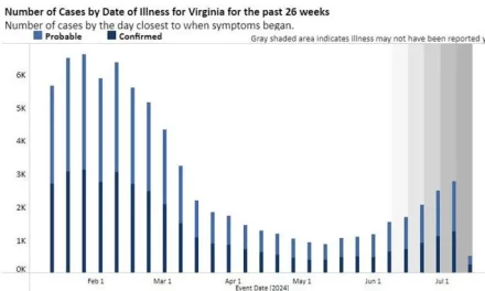 Virginia COVID-19 numbers doubled in June; new variant detected