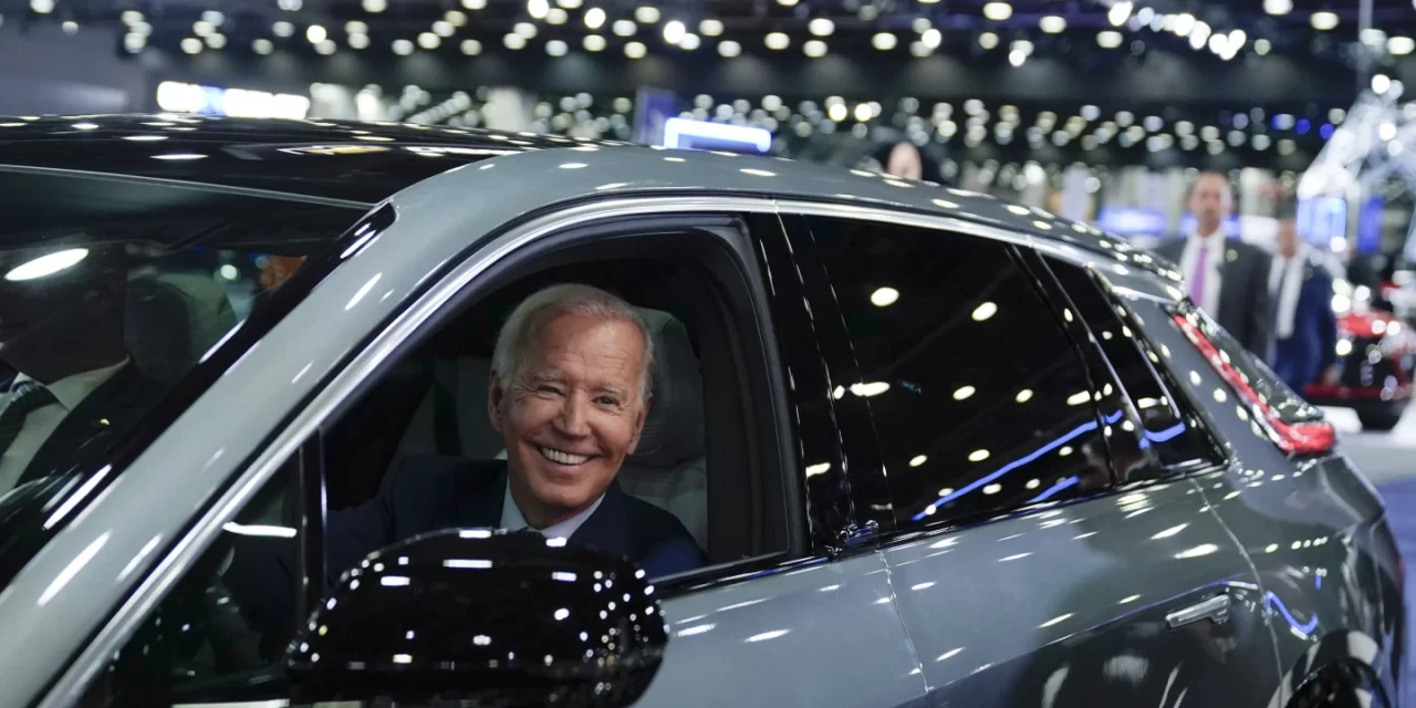 Biden awards $1.7 billion to boost electric vehicle manufacturing and assembly in 8 states