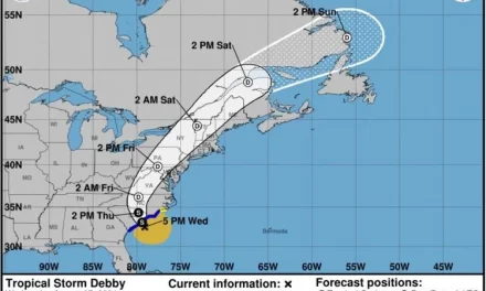 Tropical Storm Debby bringing rain, possible tornadoes to Richmond on Thursday