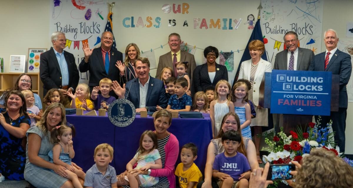 Governor Glenn Youngkin Signs Legislation Supporting Building Blocks for Virginia Families