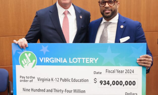 Governor Glenn Youngkin Announces a Record $934 Million Virginia Lottery Profit for K-12 Public Education