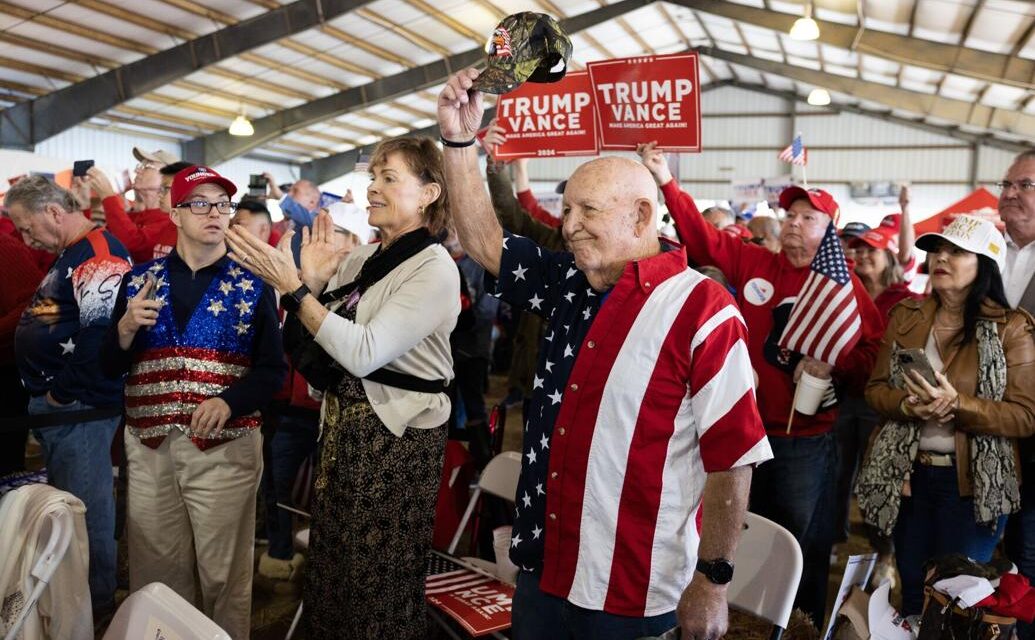 Trump calls in to Chesterfield rally, says he wins if he carries Virginia