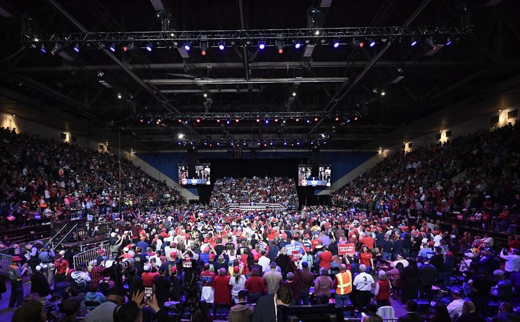 In Salem at campaign’s end, Donald Trump encourages people to vote Tuesday