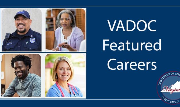 VADOC Releases Videos Highlighting Featured Careers within the Department