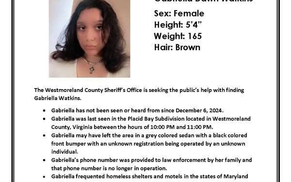Westmoreland County Sheriffs Locates Body of Missing Woman