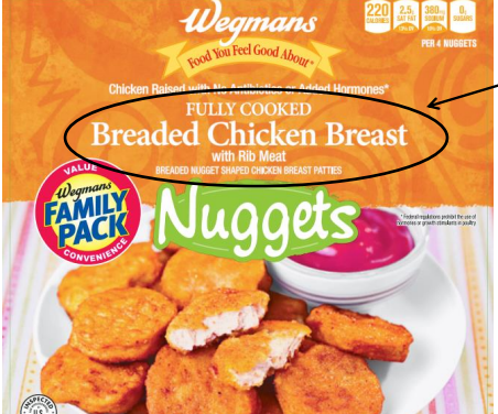 FSIS ISSUES PUBLIC HEALTH ALERT FOR WEGMANS FROZEN FULLY COOKED CHICKEN NUGGETS DUE TO POSSIBLE EXTRANEOUS MATERIAL CONTAMINATION