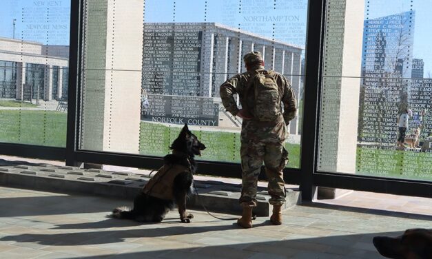 Dog Owners Invited To Participate In  3rd Annual “.9K9” Dog Walk At Virginia War Memorial