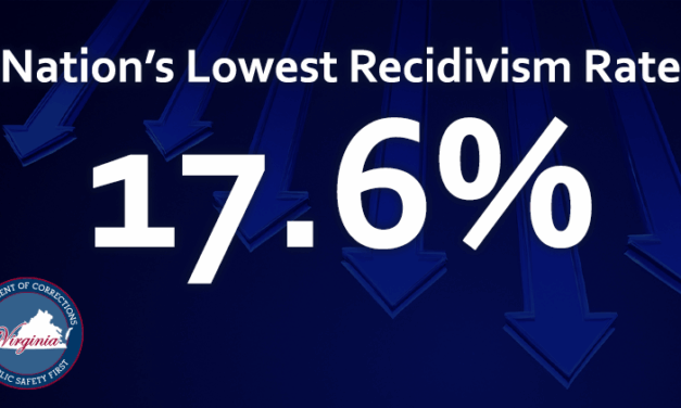 Virginia Leads United States with Lowest Recidivism Rate