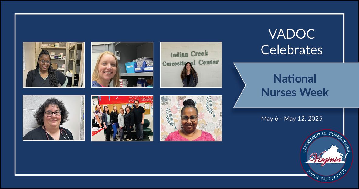 Virginia Department of Corrections Celebrates National Nurses Week