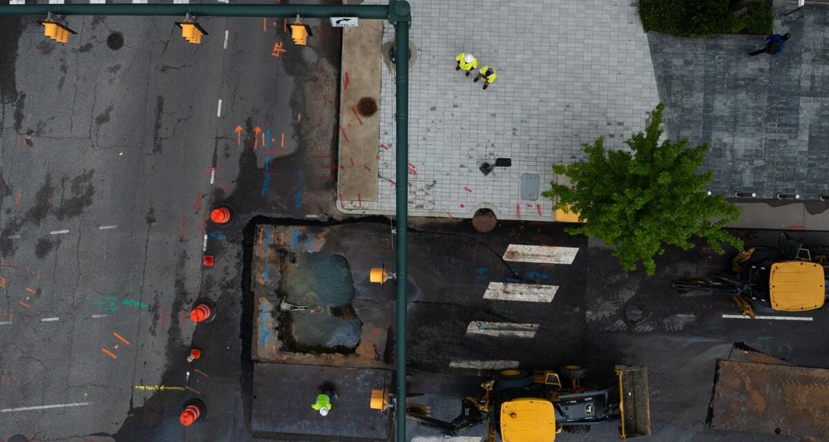 Faulty Canal Street water main has been successfully repaired