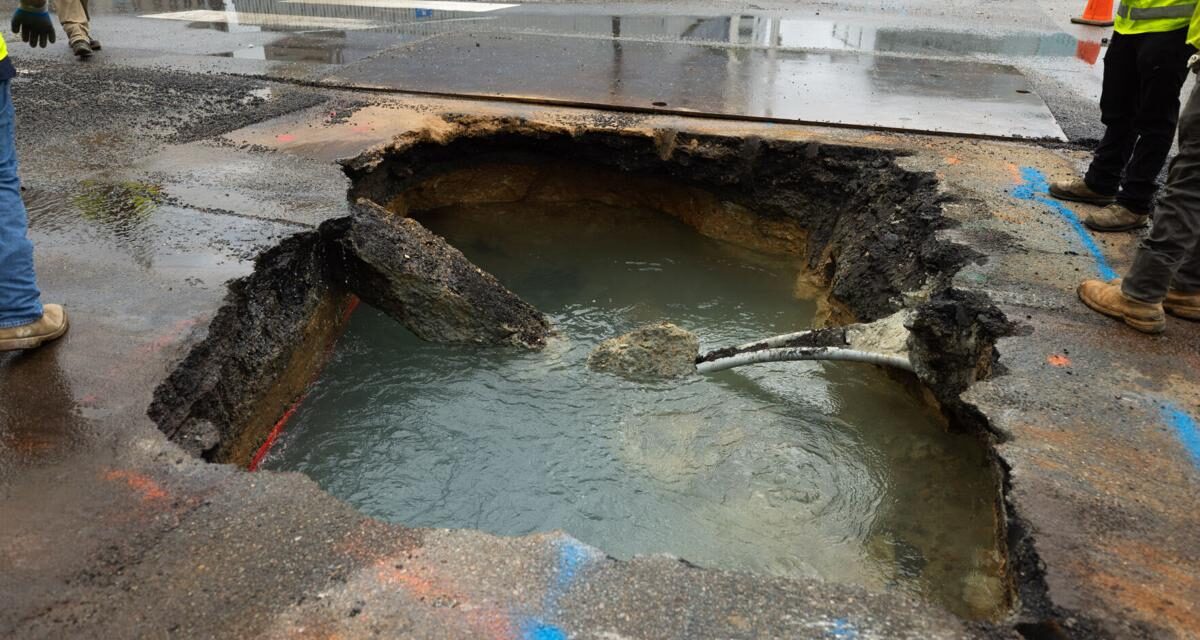 City pushes back timeline for repairing broken downtown water main