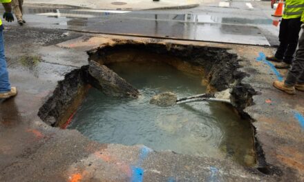 City pushes back timeline for repairing broken downtown water main