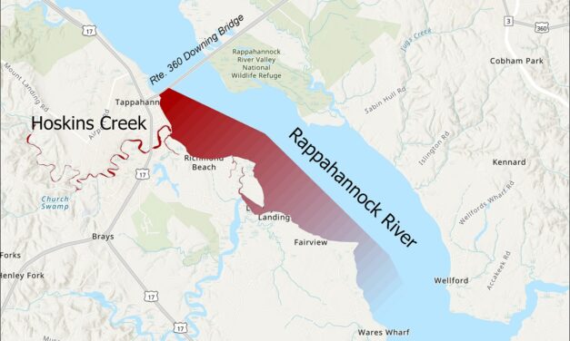Three Rivers Health District Issues Recreational Swimming Advisory for Hoskins Creek, Rappahannock River due to Sewage Discharge