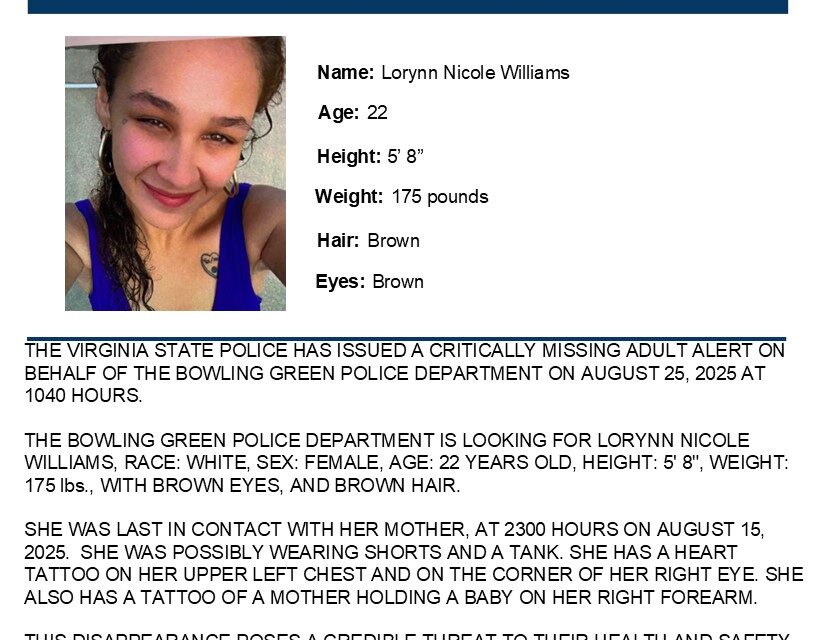 Critically Missing Adult Alert For Bowling Green Woman