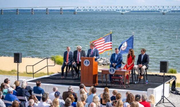 Governor Glenn Youngkin Ceremonially Signs Legislation Accelerating Replacement of the Norris Bridge by Eight Years