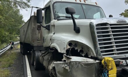 Commercial motor vehicle crash shuts down a portion of Route 17 in Middlesex County