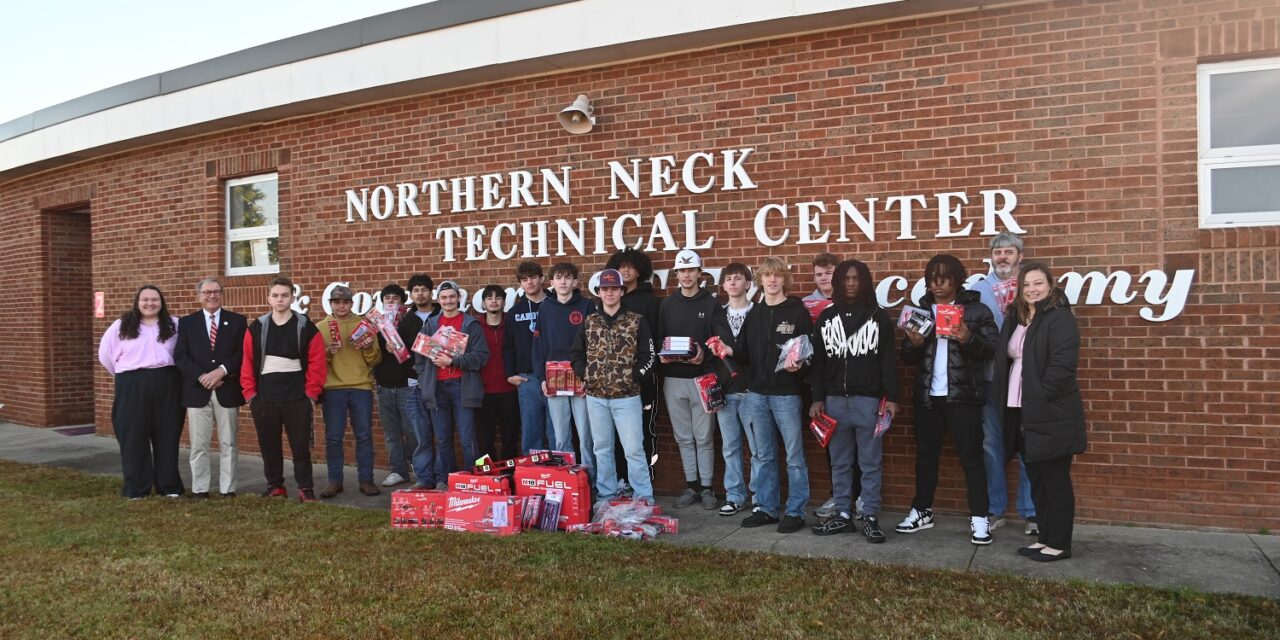 Powering Education: NNEC Fully Stocks Northern Neck Technical Center Electricity Class with New Tools