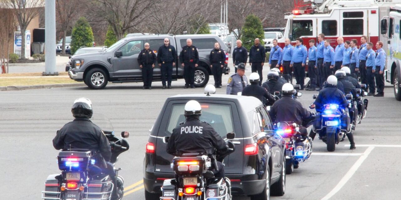 VADOC, Partner Agencies Hold Memorial Procession for Fallen Corrections Officer Jeremy Lewis Hall