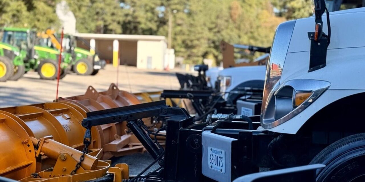 VDOT IS GEARING UP FOR WINTER WEATHER