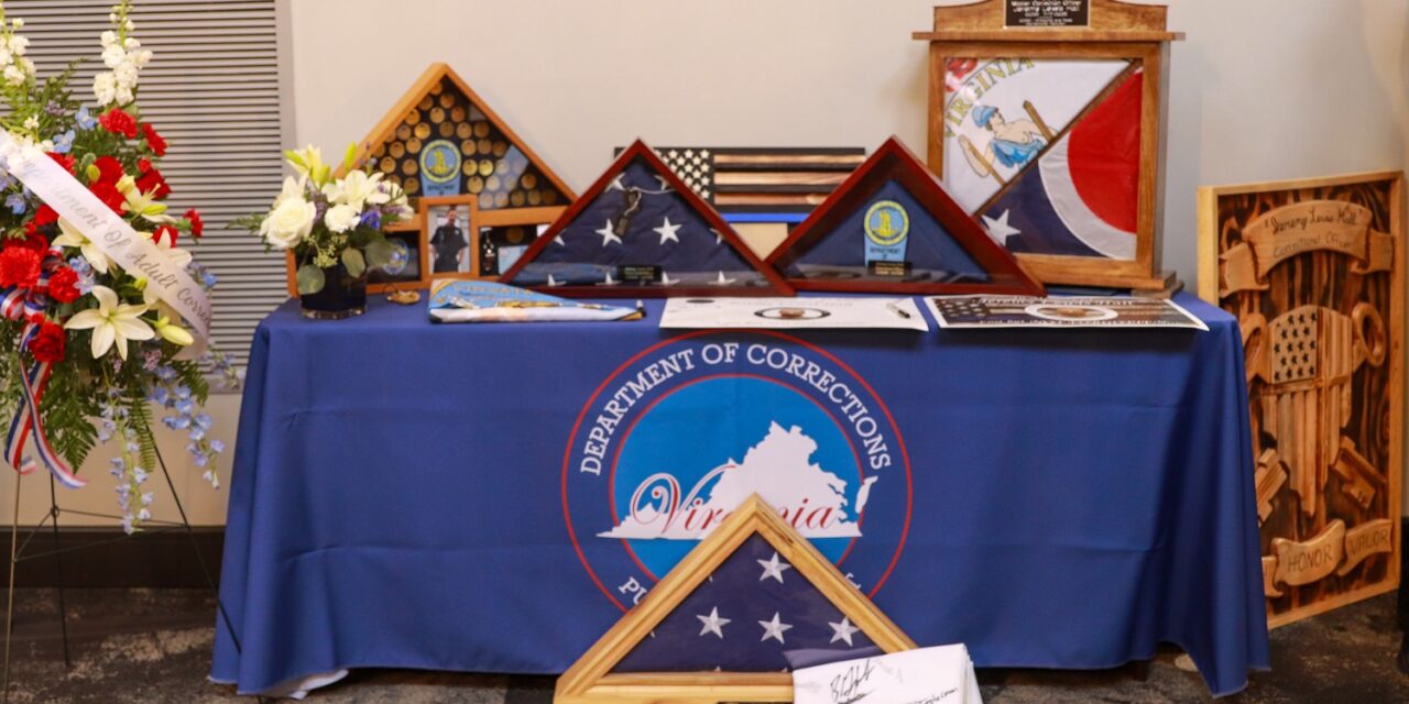 VADOC Holds Memorial Service for Master Corrections Officer Jeremy Lewis Hall
