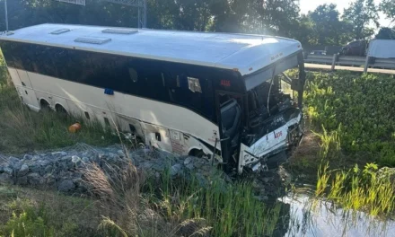 Bus driver charged in fatal crash released from hospital