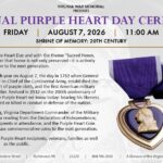 Purple Heart Day Ceremony at Virginia War Memorial
