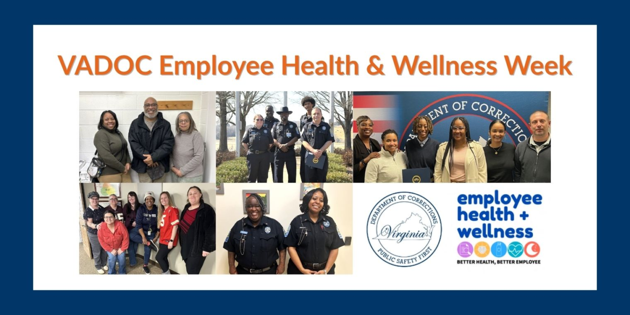 VADOC Celebrates Employee Health & Wellness Week