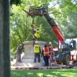 Virginia removes three Confederate memorials