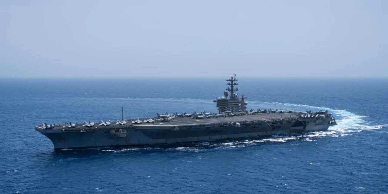 2 Navy aviators eject while landing plane on carrier off Virginia, 6 other sailors also hurt